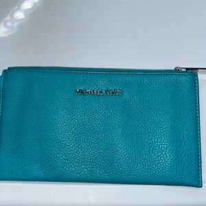 Teal Michael Kors Wallet Purse